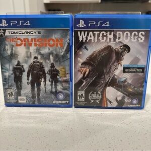 PS4 Games: The Division & Watch Dogs